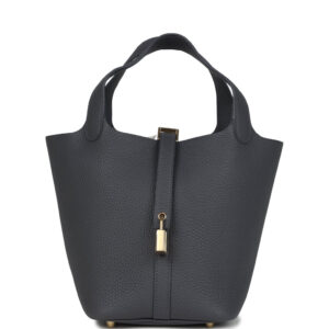 Hermes Picotin Lock 18 Ardoise Clemence Permabrass Hardware