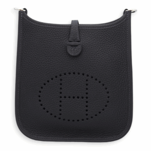 Evelyne Mini Caban/Rose Extreme (Strap) in Clemence, Palladium hardware