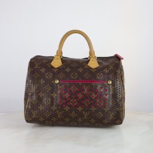 Louis Vuitton Monogram Perforated Limited Edition Speedy 30 Bag