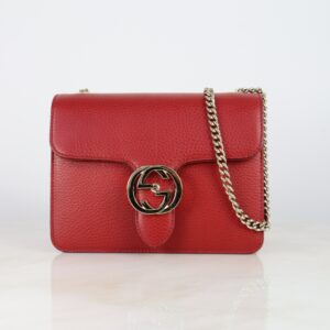 Gucci Red Interlocking Small Bag