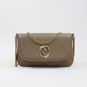 Gucci Brown Medium 1973 Bucharest Shoulder Bag