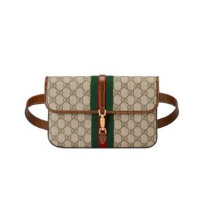 Jackie 1961 belt bag Beige and ebony - GB073