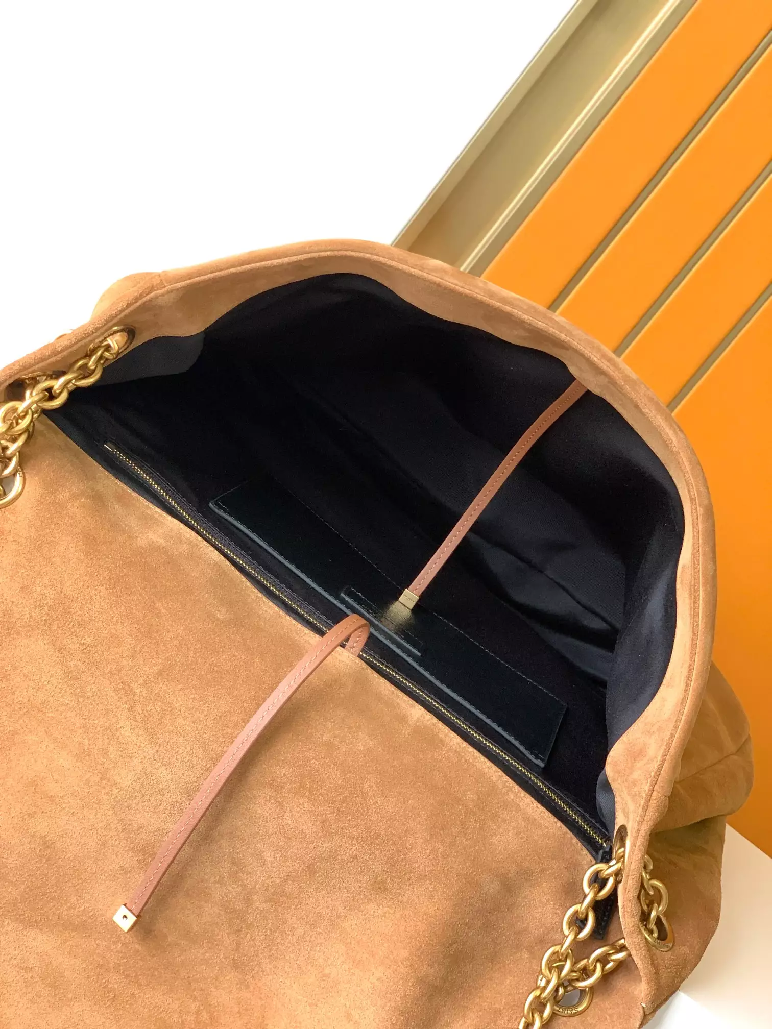 Jamie 4.3 in Brown Caramel Suede - YB061 - Repbags.ru - Image 8