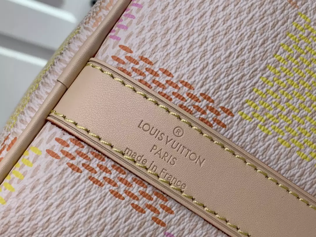 Keepall Bandoulière 45 Peach Damier Giant Canvas - Repbags.ru - Image 10