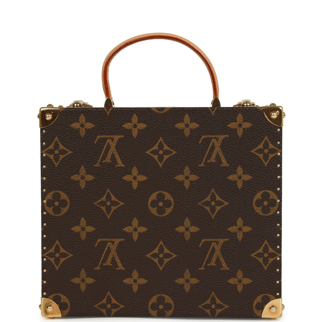 Vintage Louis Vuitton x Takashi Murakami Flower Head Jewelry Trunk Brown Multi Monogram Brass Hardware - Image 5