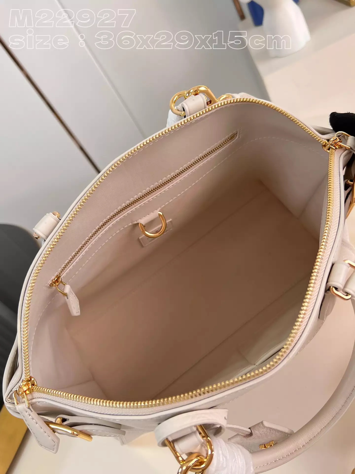 Lock It MM High End Cream Taurillon Leather - Repbags.ru - Image 9
