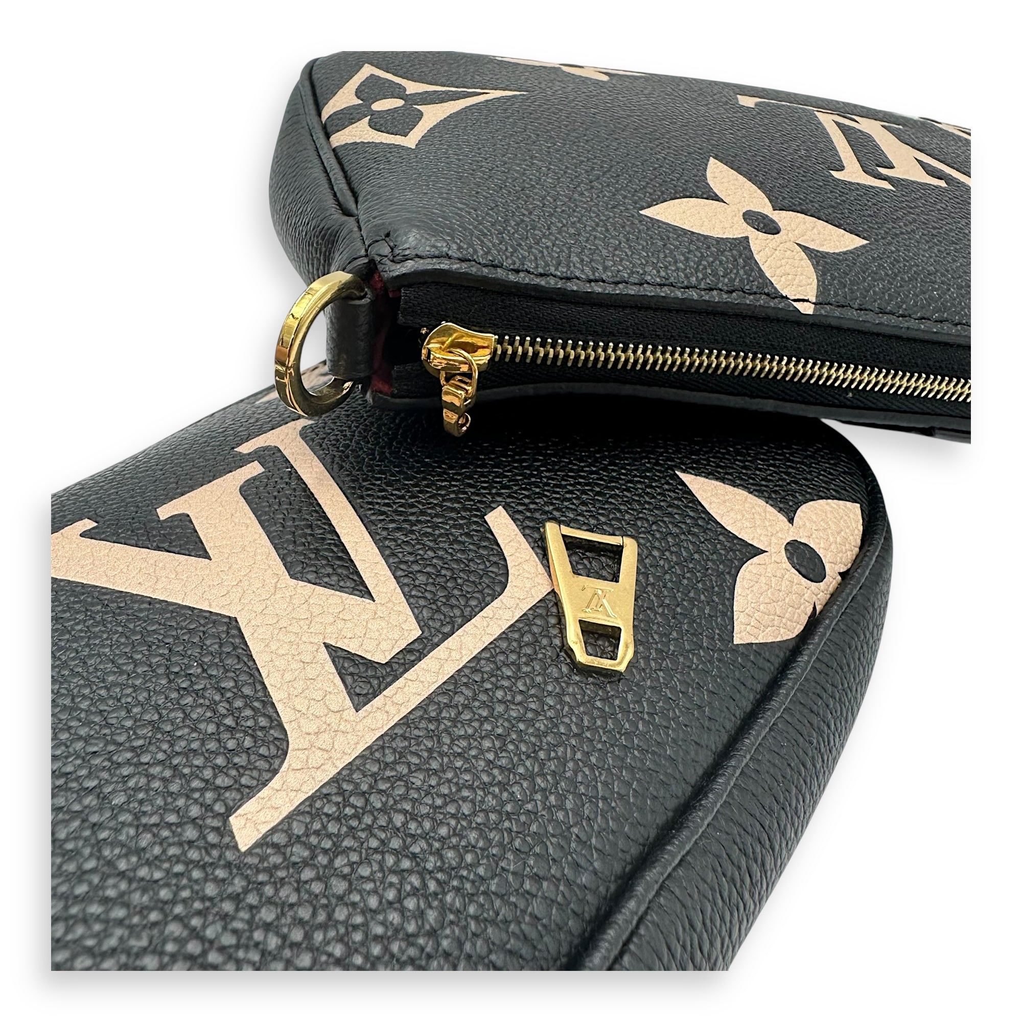 Multi-Pochette Accessoires Crossbody Bag Black in Monogram Empreinte Leather , Gold Hardware - Image 9