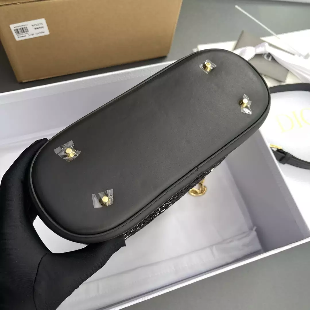 Medium C'est Dior Bag Black Cannage Tweed - Repbags.ru - Image 8