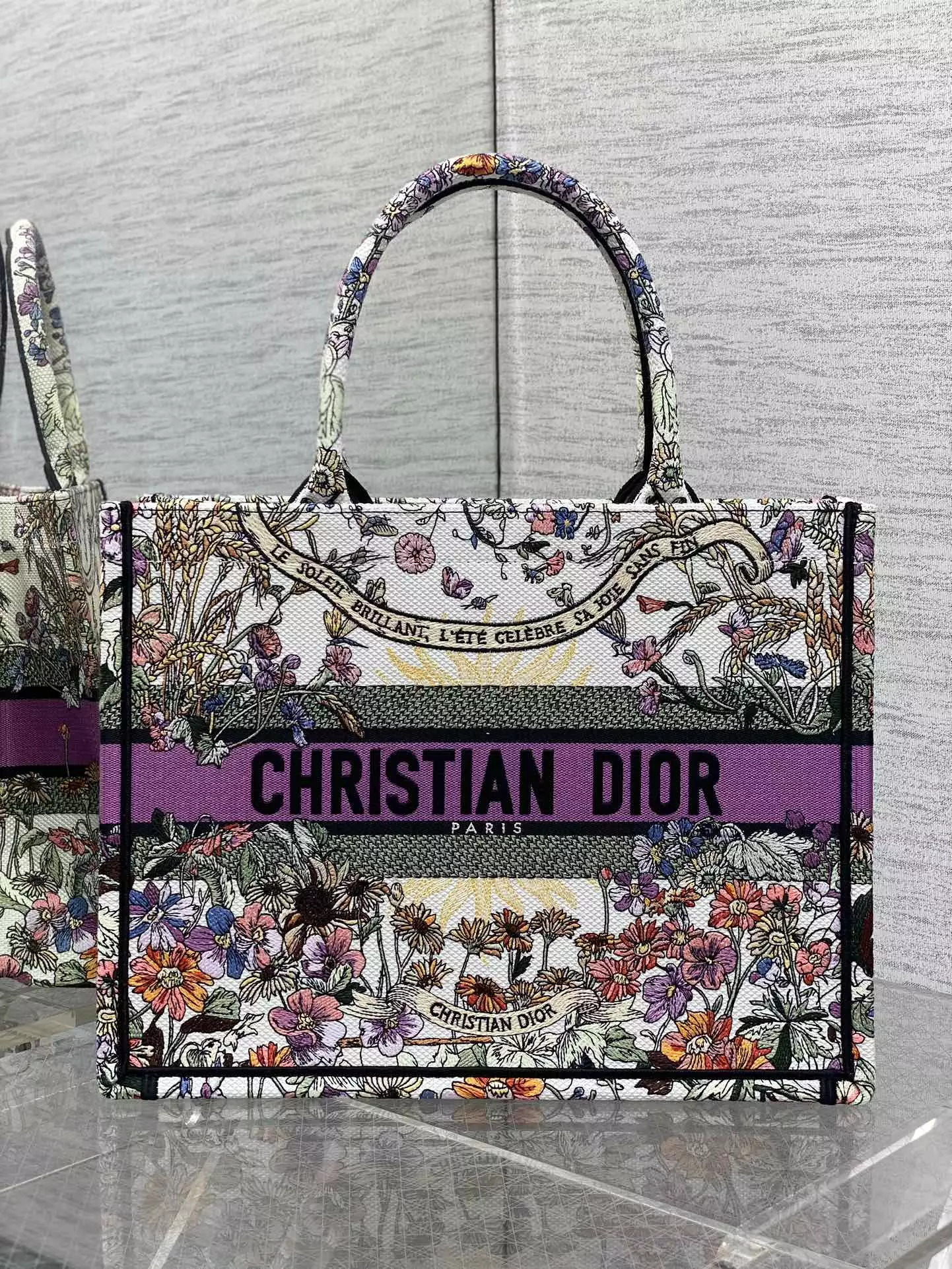 Dior Book Tote Ecru Multicolor Dior 4 Saisons - Repbags.ru - Image 3