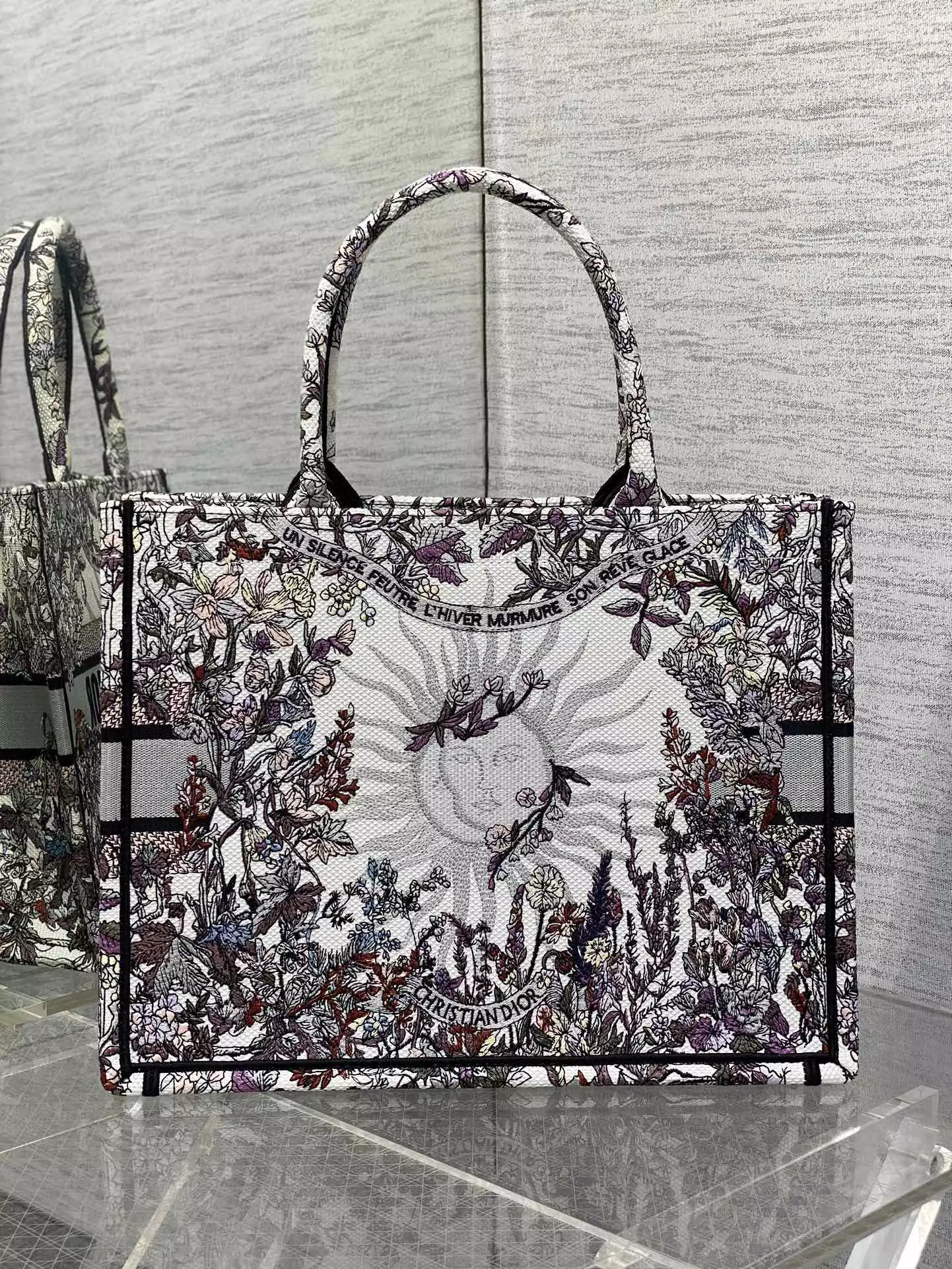 Dior Book Tote Ecru Multicolor Dior 4 Saisons - Repbags.ru - Image 8