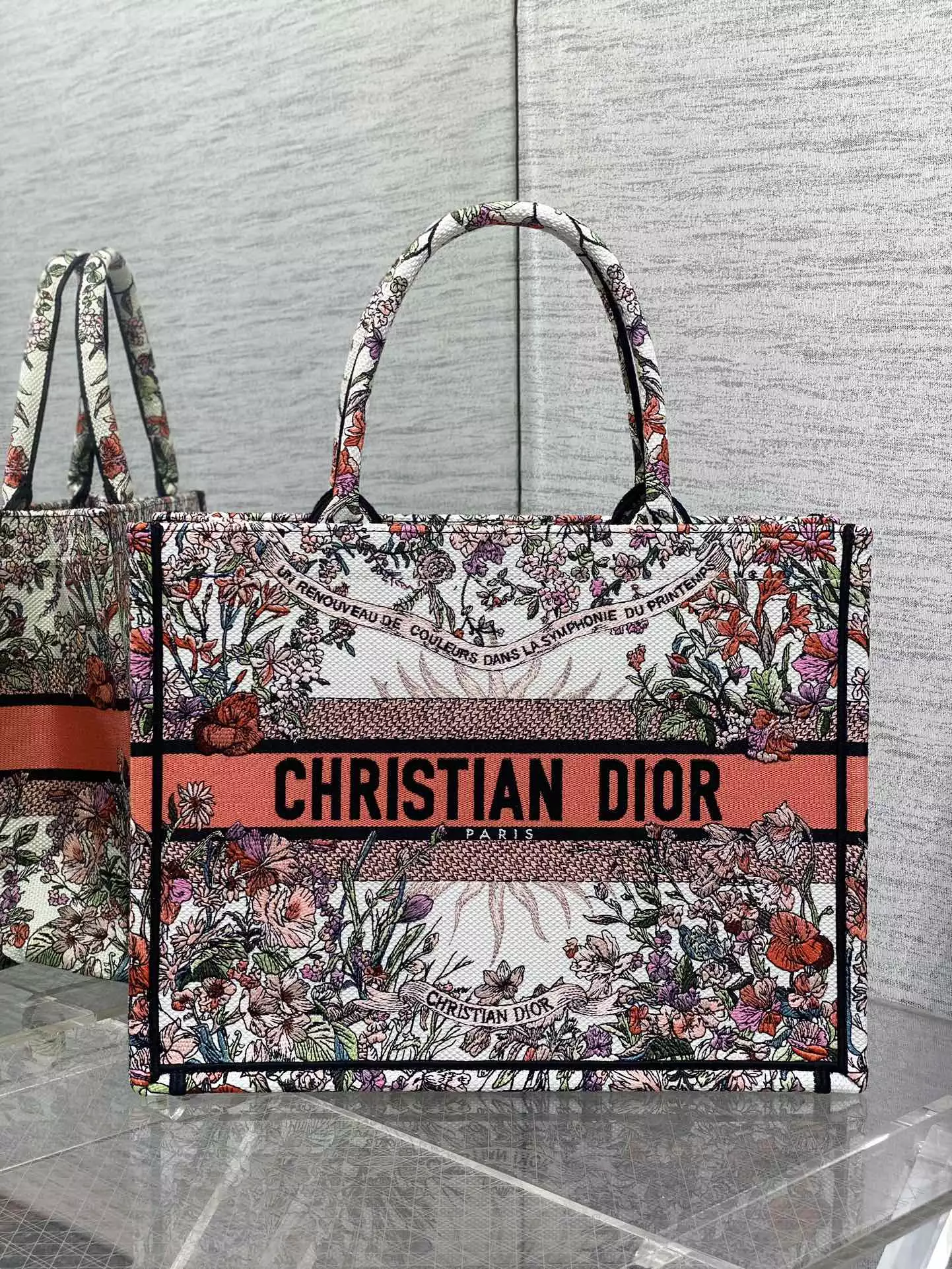 Dior Book Tote Ecru Multicolor Dior 4 Saisons - Repbags.ru - Image 3