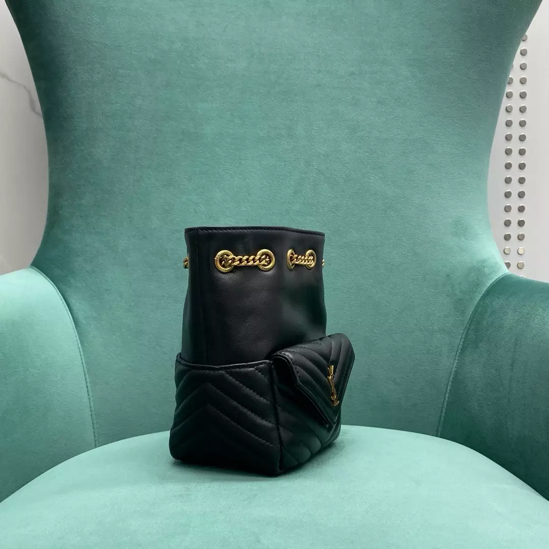 Mini Joe in Black Lambskin - YB069 - Repbags.ru - Image 5