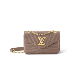 New Wave PM Chain Bag Dark Taupe Brown