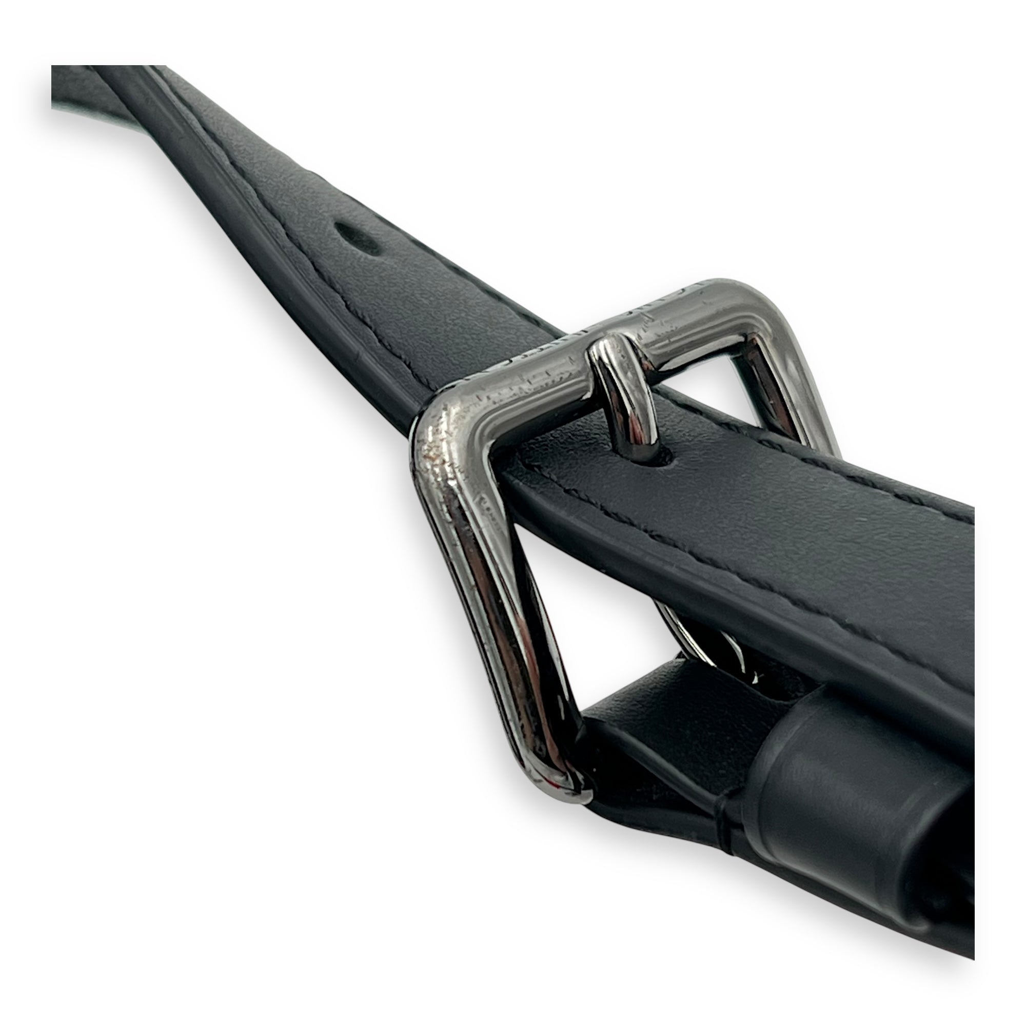 Sac Plat Eclipse Top Handle Bag in Coated Canvas, Silver hardware - Image 17