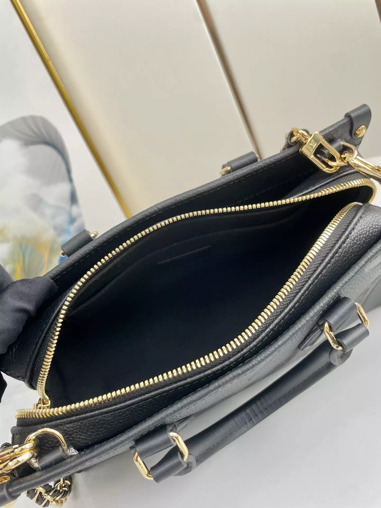 OnTheGo East West Monogram Empreinte Black Leather - Repbags.ru - Image 9