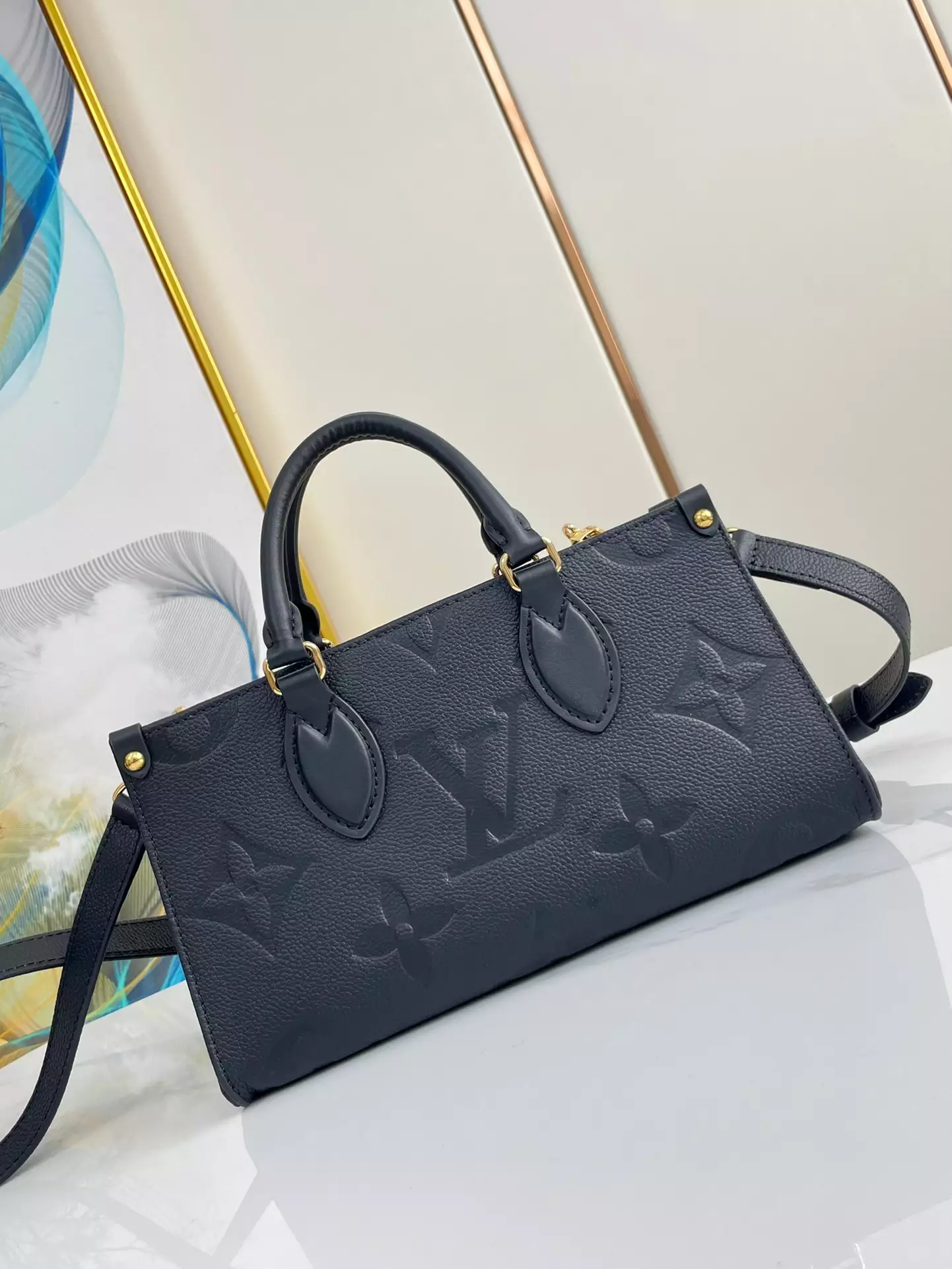 OnTheGo East West Monogram Empreinte Black Leather - Repbags.ru - Image 4