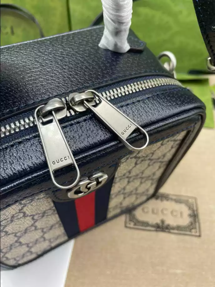 Ophidia GG Mini Top Handle Bag - Image 9