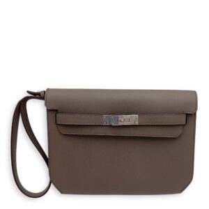 Kelly Depeches 25 Etain Clutch in Epsom, Palladium hardware