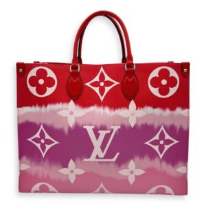 OnTheGo GM Multi-colour Tote Bag in Coated Canvas, Silver hardware