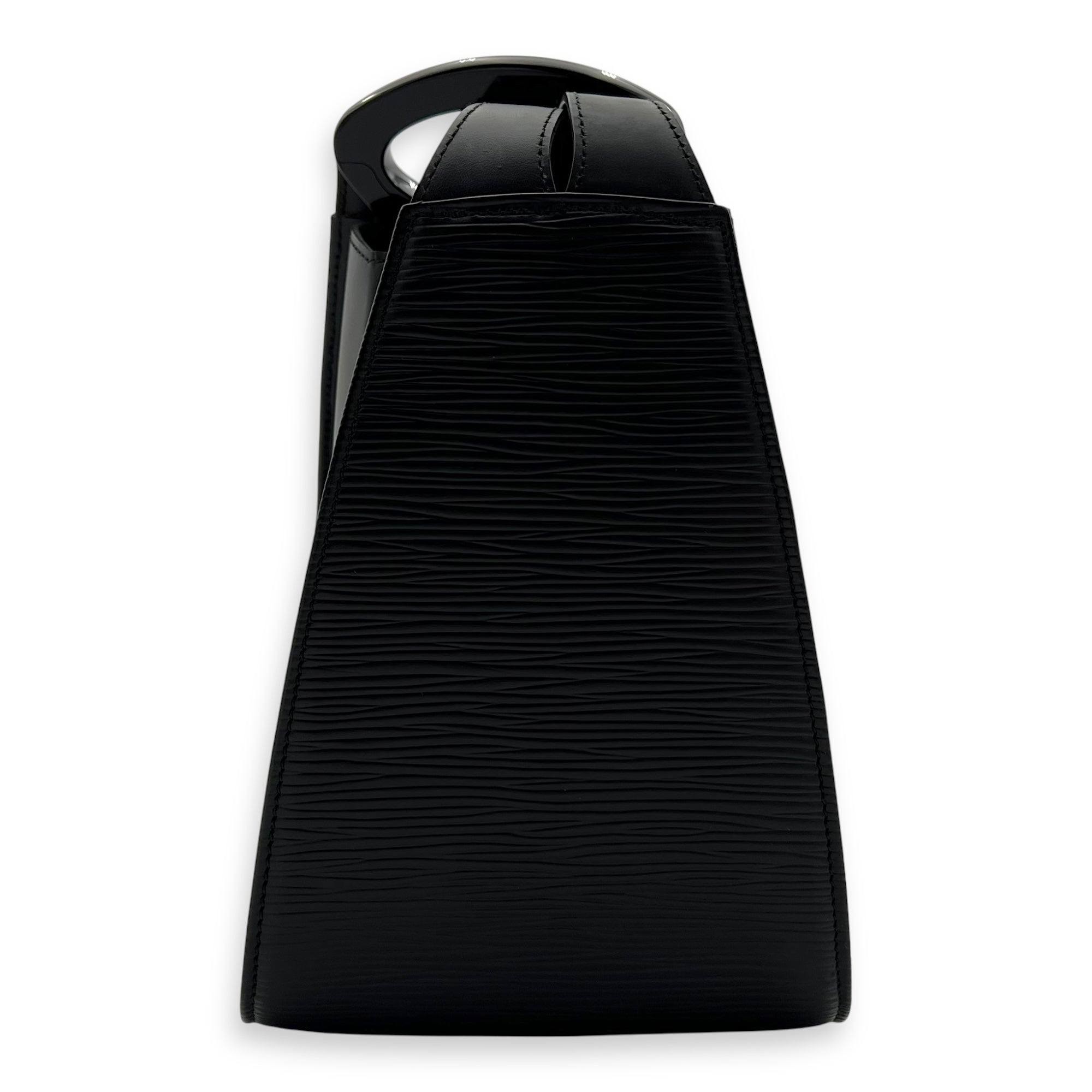 Minuit Crossbody Bag Black in Epi Leather, Enamel hardware - Image 3