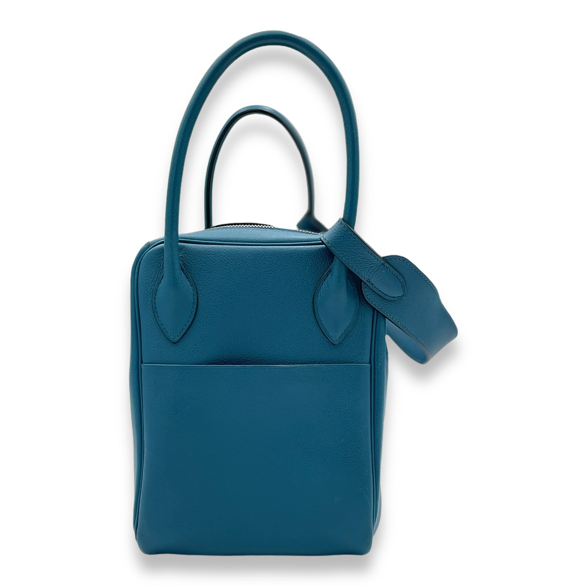 Lindy 34 Bleu Izmir in Evercolor, Palladium hardware - Image 5