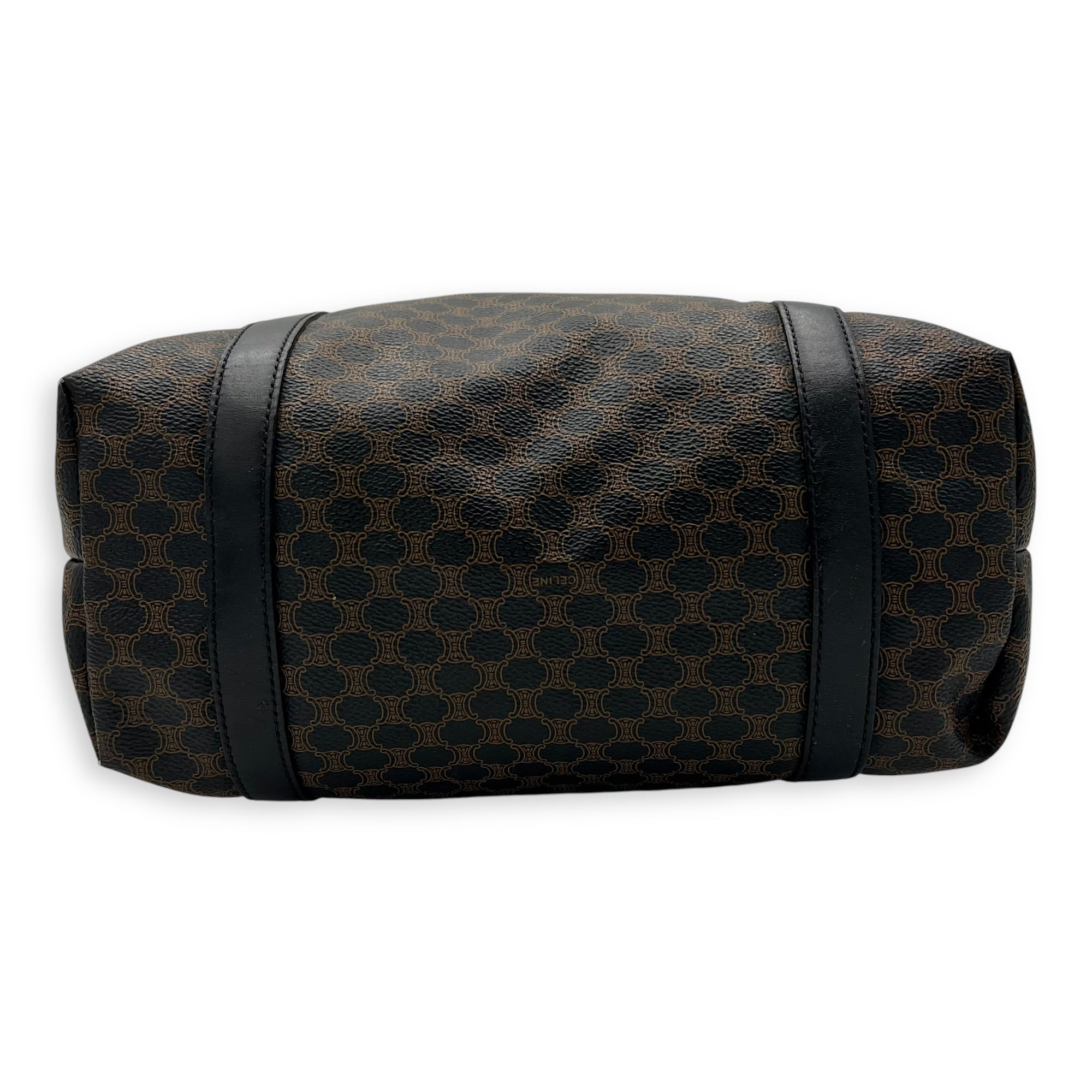 Macadam Tote Bag Black in Coated Canvas, Gold hardware - Image 6