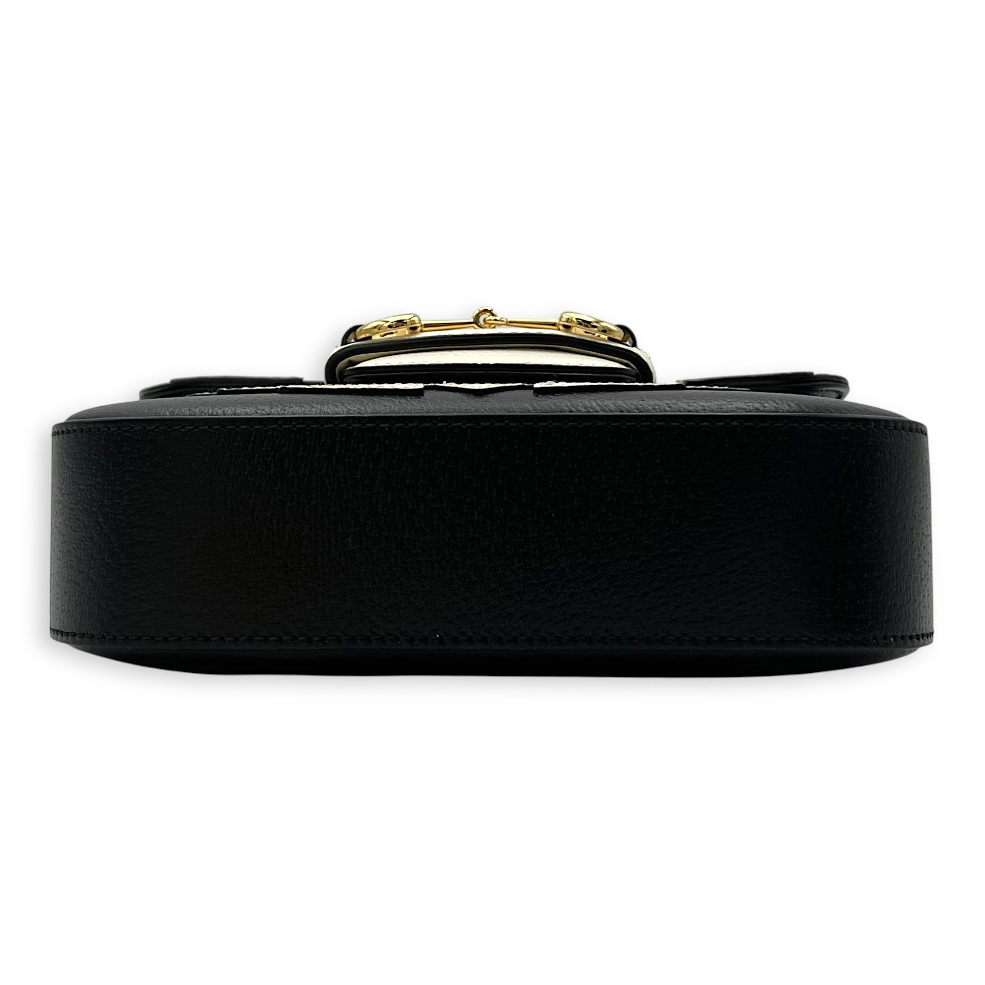 x Adidas Horsebit 1955 Black Shoulder Bag in Pigskin, Gold hardware - Image 6