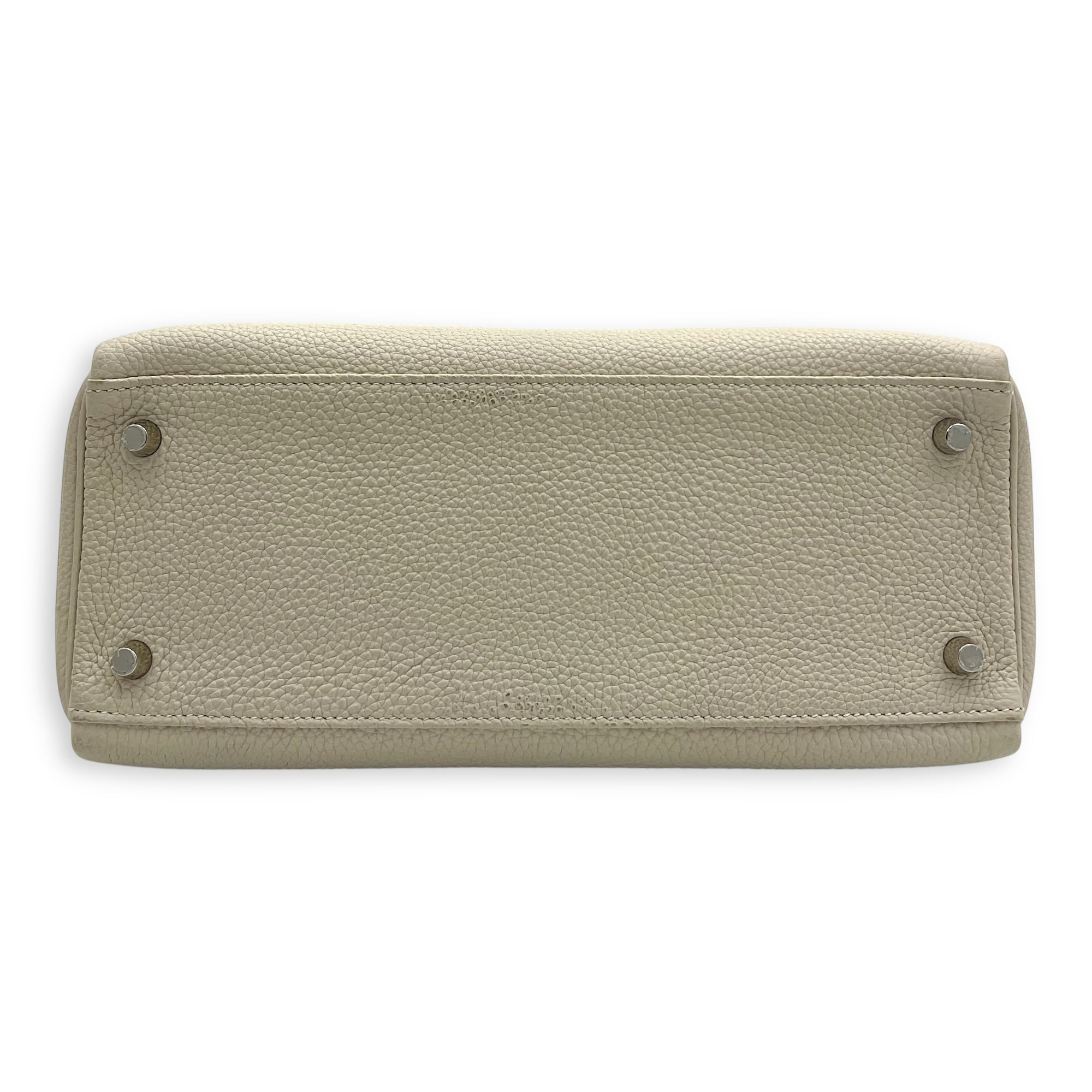 Kelly Craie/Black/Fauve/Rouge H in Togo, Palladium hardware - Image 6