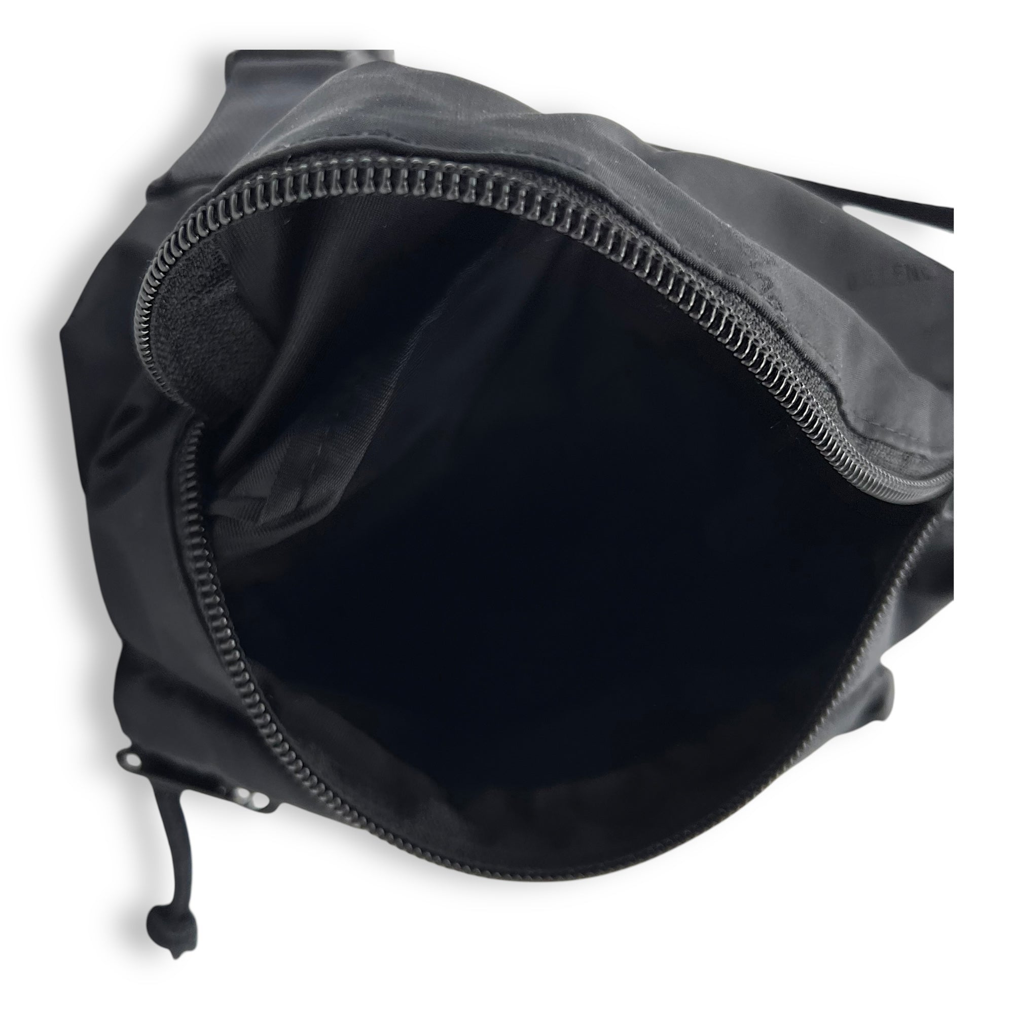 Logo Belt Bag Black in Canvas, Silver hardware - Image 7