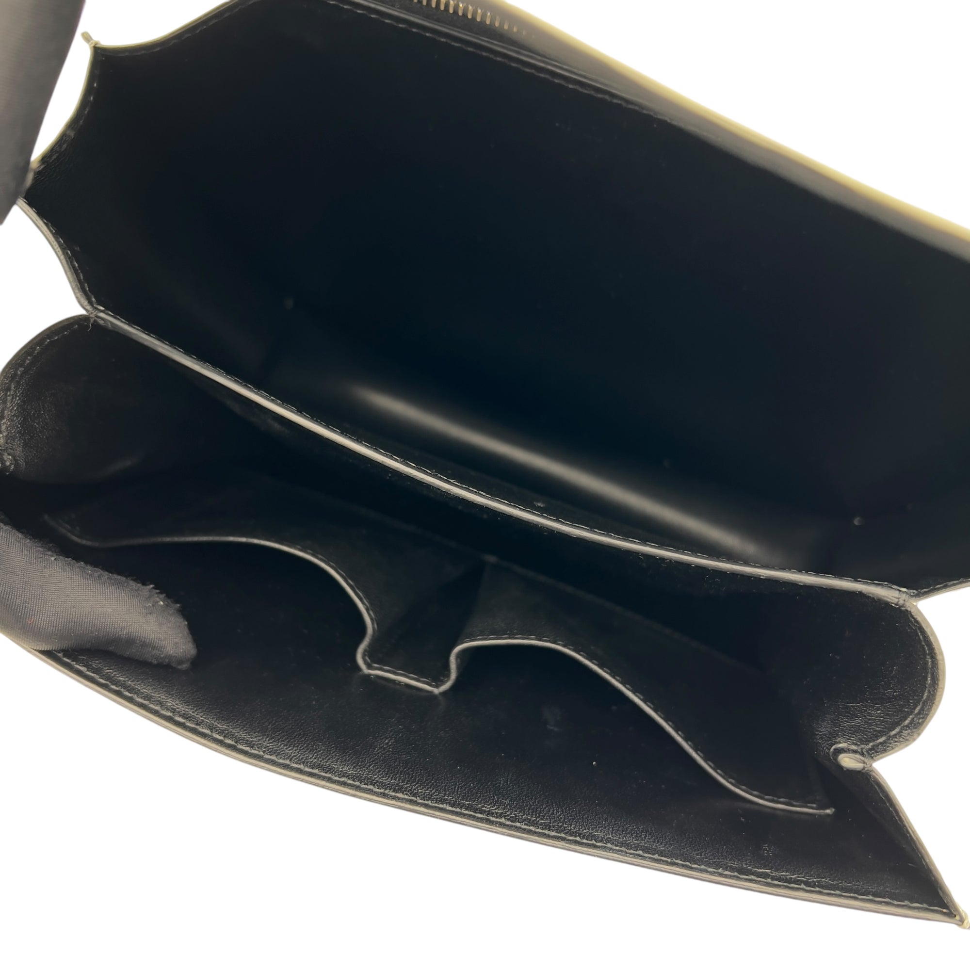 Box Medium Silver Shoulder Bag in Calfskin, Silver hardware - Image 7