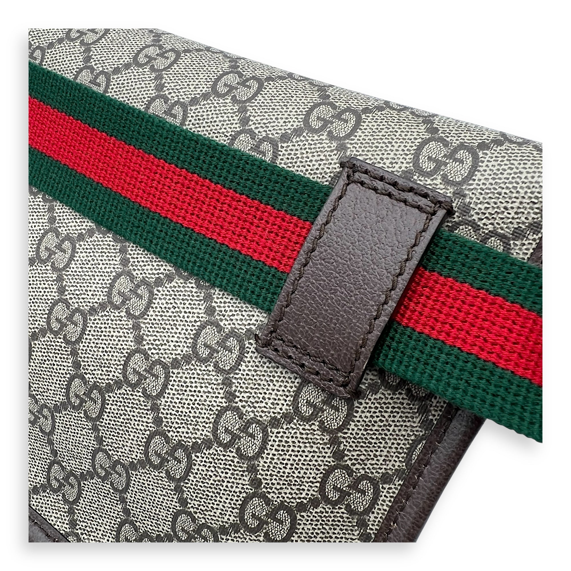 Neo Vintage Belt Bag Brown in Coated Canvas, Gold hardware - Image 10