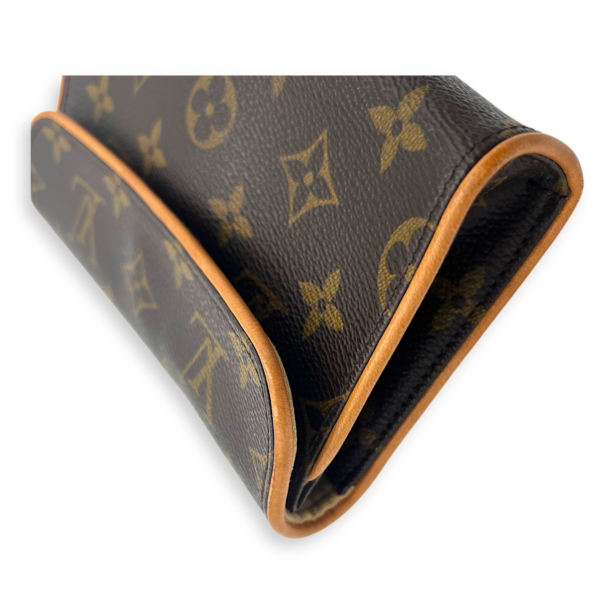 Florentine Belt Bag Brown in Monogram Coated Canvas, Gold hardware - Image 9