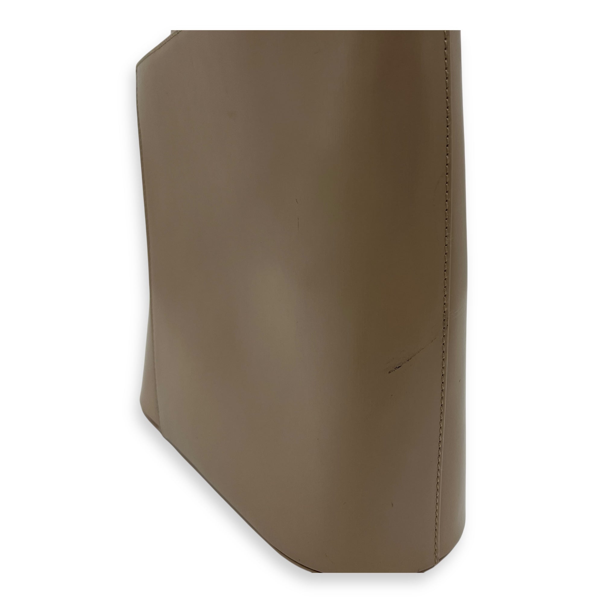 Gancini Silver Top Handle Bag in Calfskin, Silver hardware - Image 14