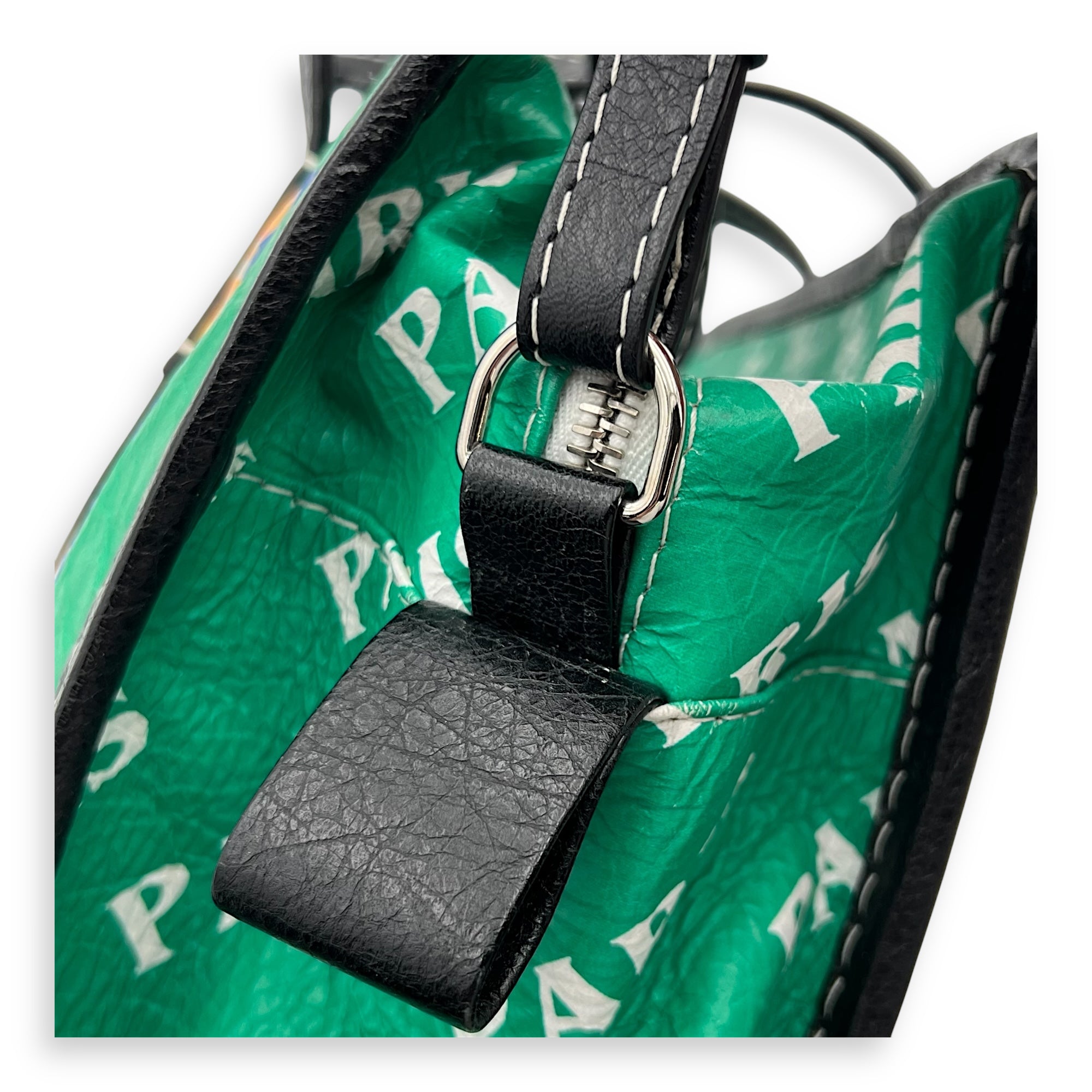 2 way bag Tote Bag Multi-colour in Calfskin, Gold hardware - Image 8