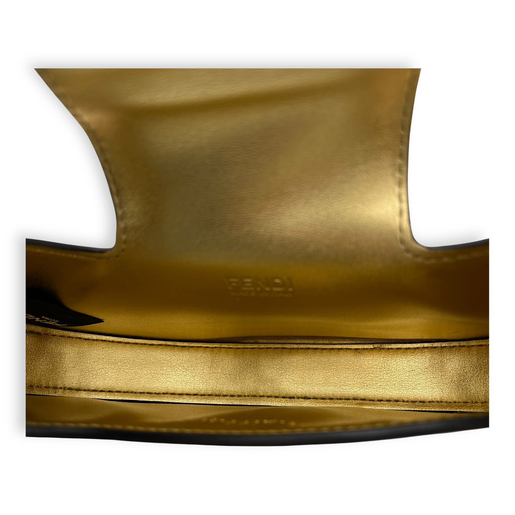 Cookie Mini Top handle bag in Calfskin, Gold Hardware - Image 7