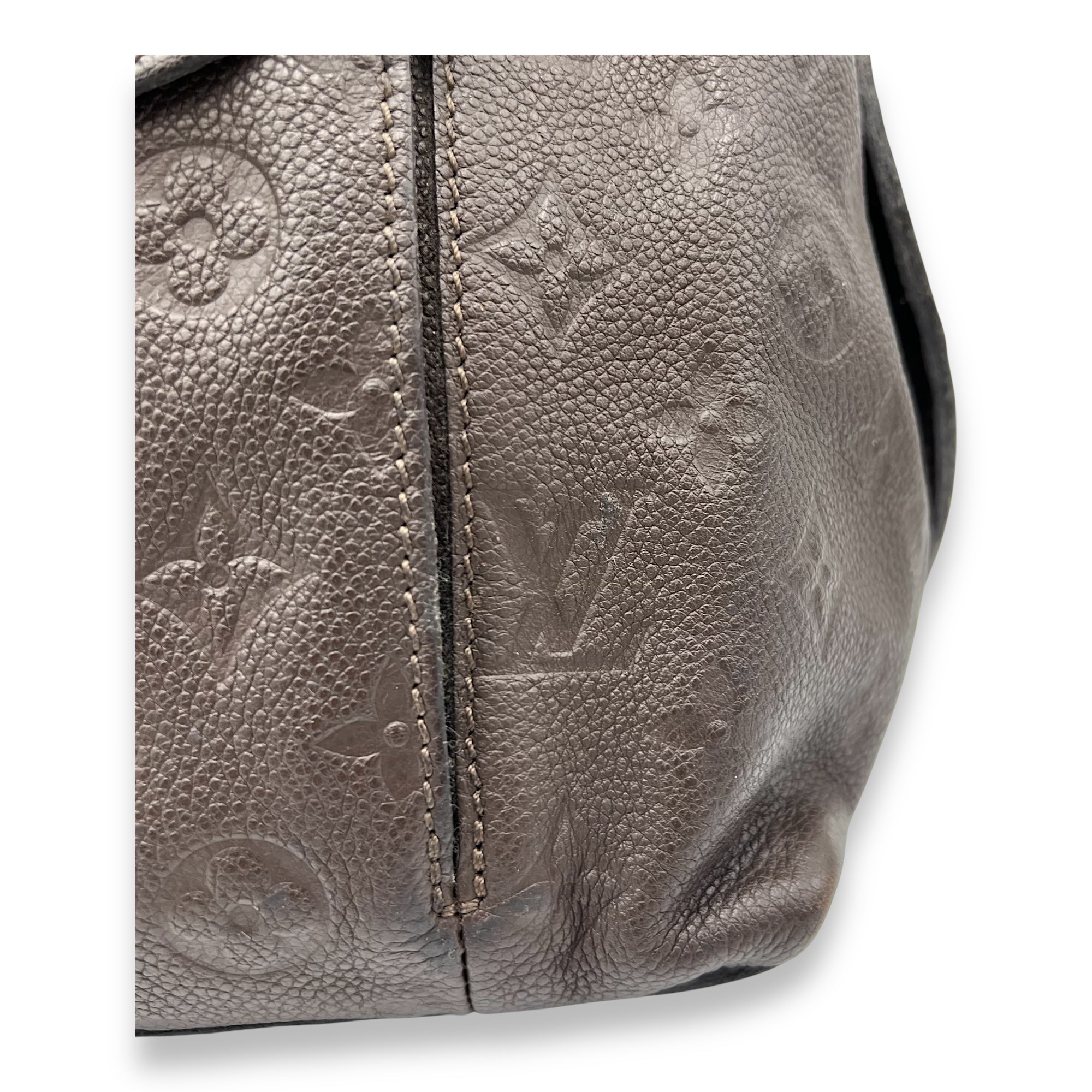 Metis Shoulder Bag Hobo Brown in Empreinte Leather, Gold hardware - Image 12