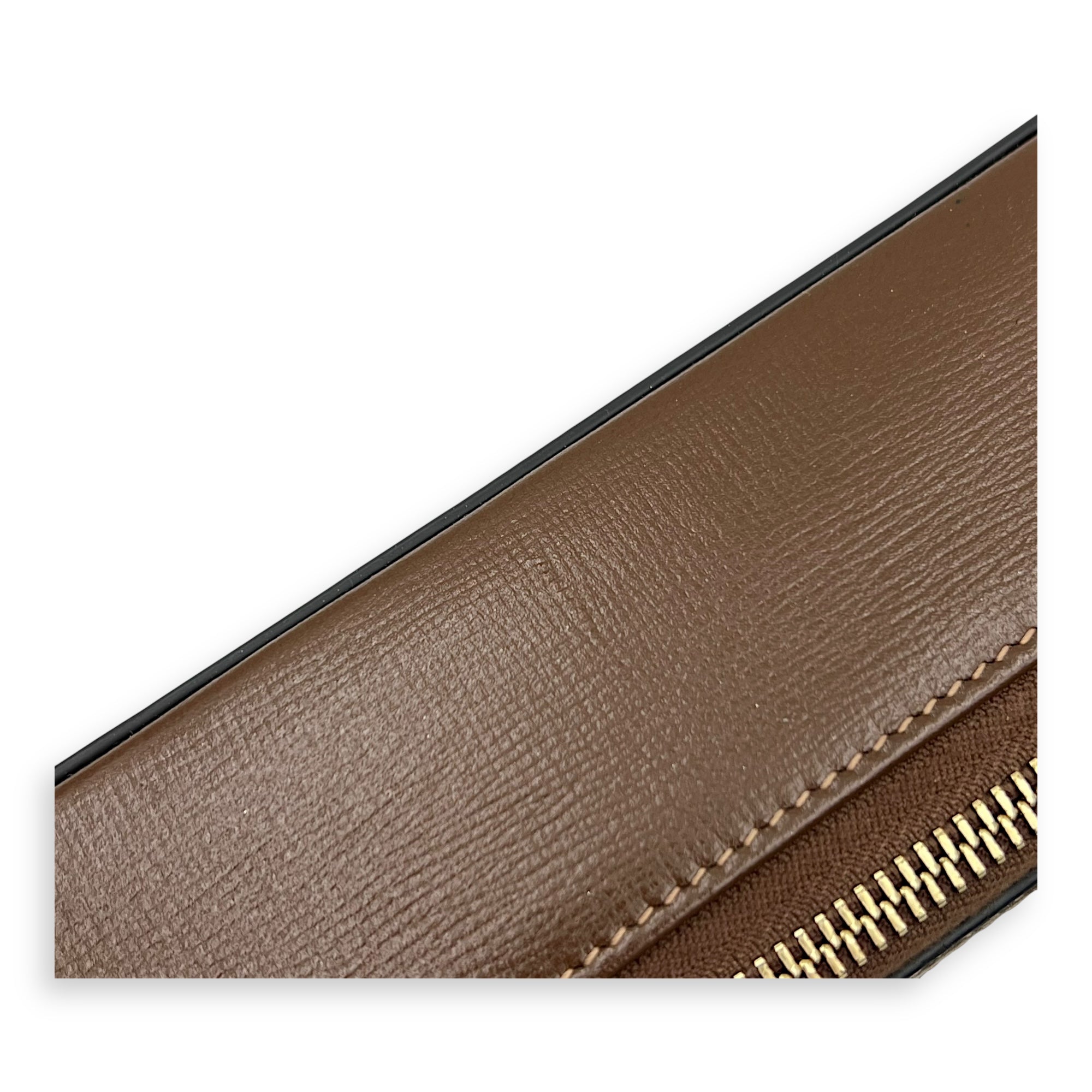 GG Crossbody Bag Brown in Coated Canvas, Gold hardware - Image 11