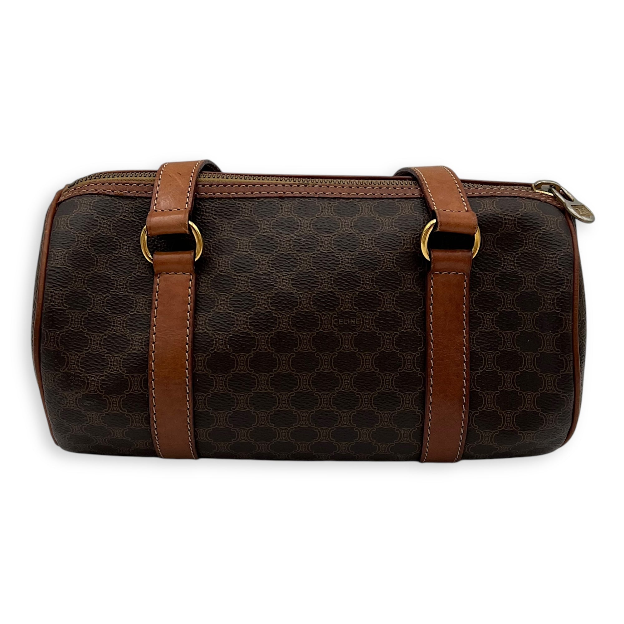 Macadam Shoulder Bag Brown in Coated Canvas, Gold hardware - Image 3