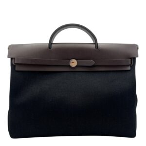 Herbag Black in Canvas, Palladium hardware