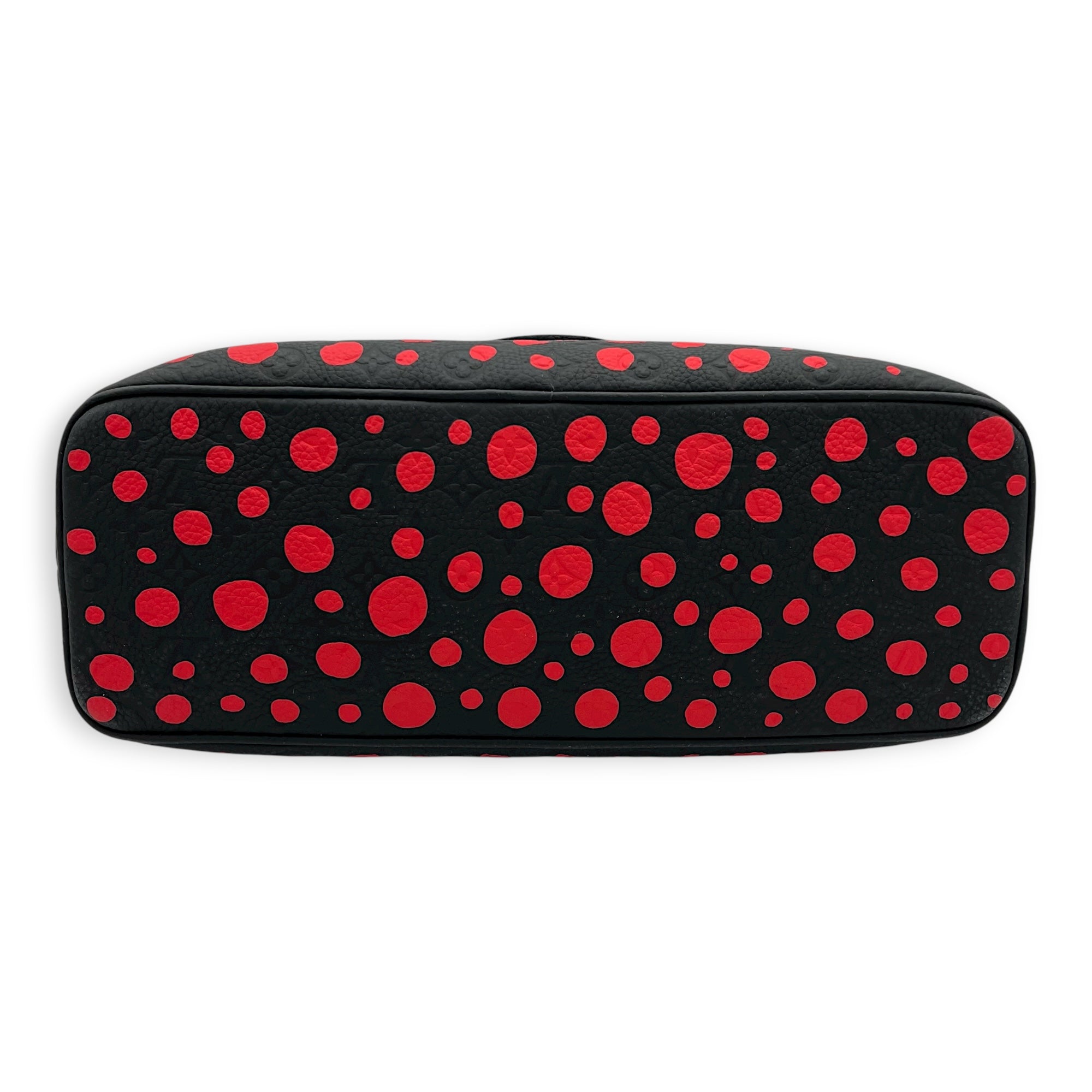 Lockit x Yayoi Kusama Top Handle Bag in Empreinte Leather, black hardware - Image 6