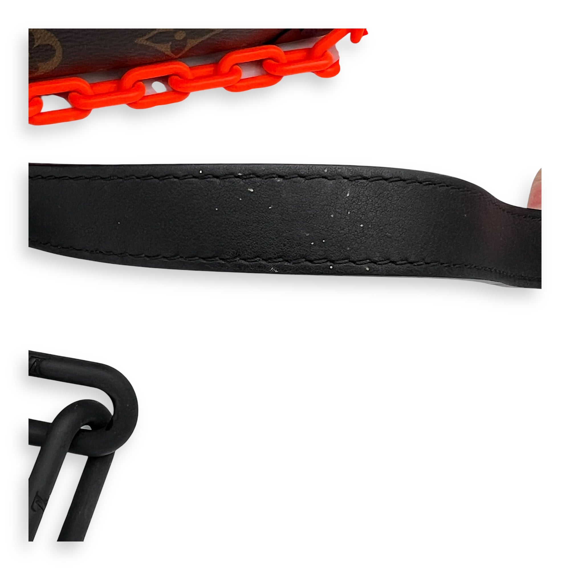 Soft Trunk Crossbody Bag Brown in Monogram Coated Canvas, Lacquered Metal hardware - Image 10