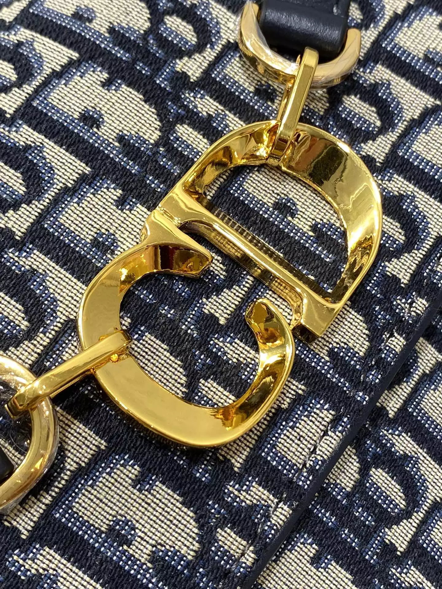 Small CD Besace Bag Blue Dior Oblique Jacquard - Repbags.ru - Image 6