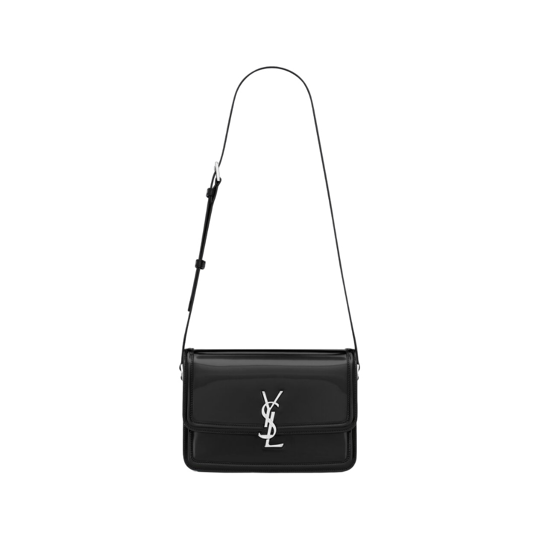 Solferino Medium Satchel in Box Saint Laurent