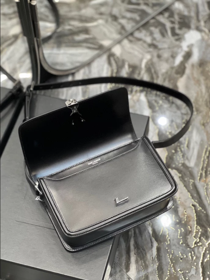 Solferino Medium Satchel in Box Saint Laurent - Image 7