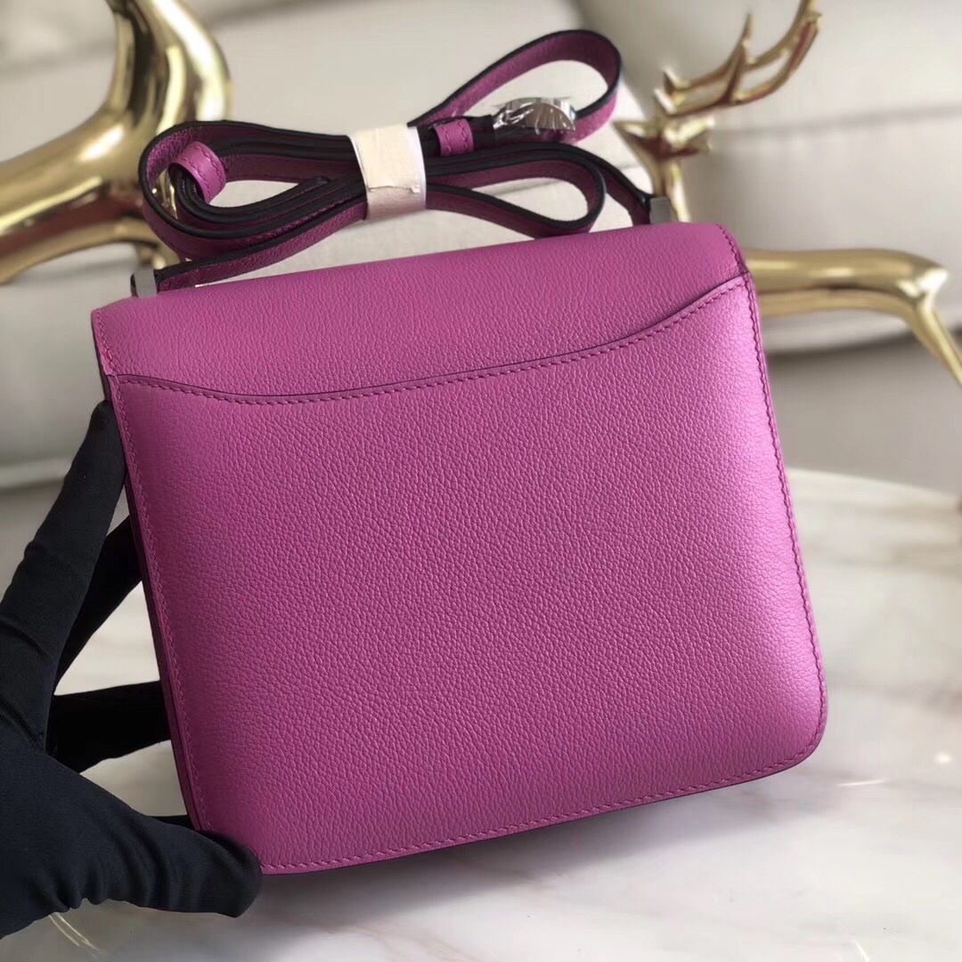 Hermes 2002 20cm Bag In Magnolia Evercolor Calfskin - Image 3