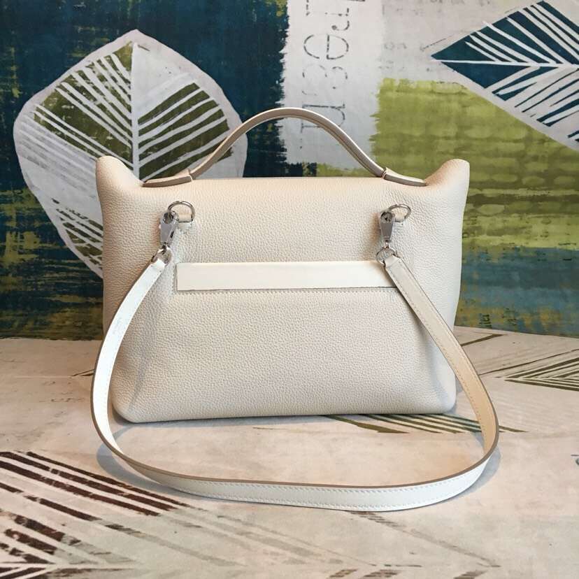 Hermes 24/24 29 Bag In White Clemence Calfskin - Image 3
