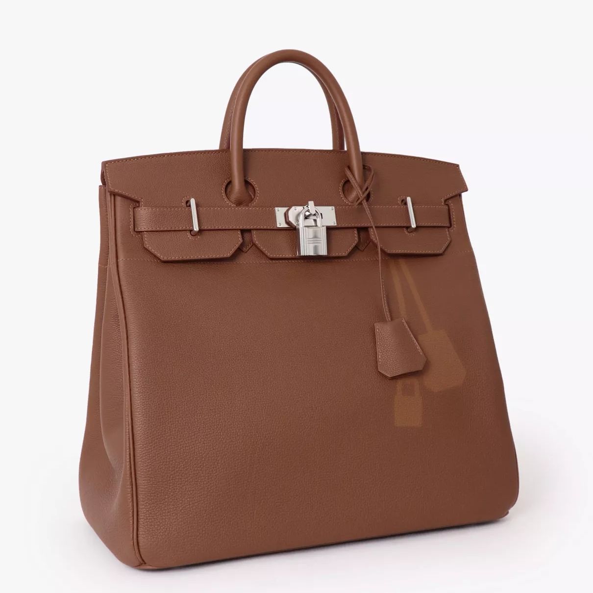 Hermes Birkin HAC 40 Coup de Soleil Bag in Gold Clemence Leather - Image 3