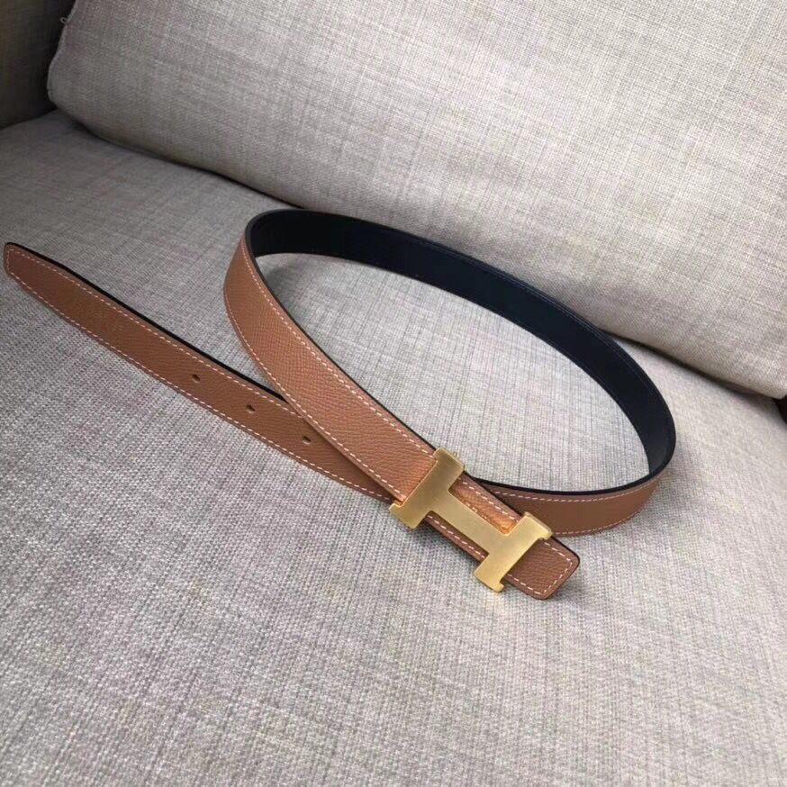 Hermes Mini Constance 24mm Reversible Belt Black/Gold - Image 3