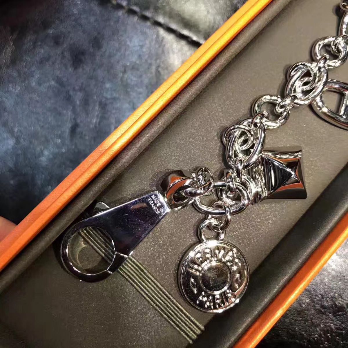 Hermes Silver Breloque Olga Bag Charm - Image 4