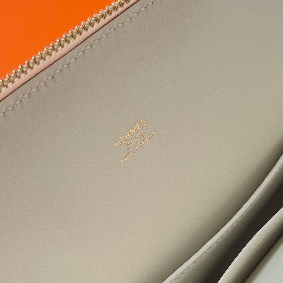 Hermes Bolide 1923 25 Handmade Bag In Parchemin Ostrich Leather - Image 10